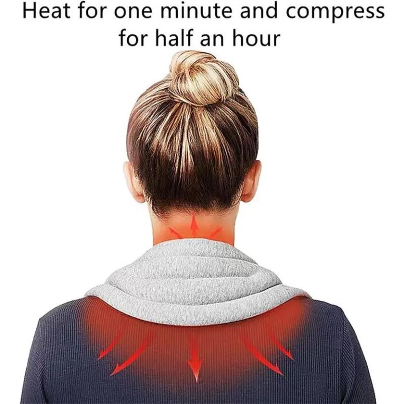 Microwave Heating Pad for Neck and Shoulders | Heated Neck Wrap for Relaxation & Pain Relief