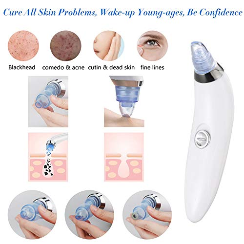 Derma Suction Blackhead Remover | Pore Cleaner Vacuum Tool | Pocket Blackhead & Pimple Remover