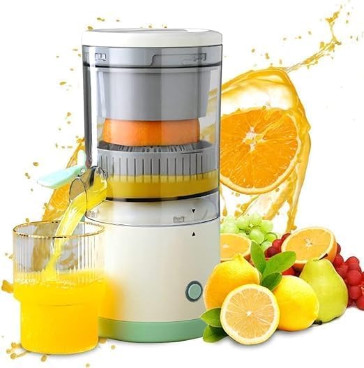 Electric Citrus Juicer | Wireless Rechargeable Squeeze Juicer | Portable Electric Fruit Juicer