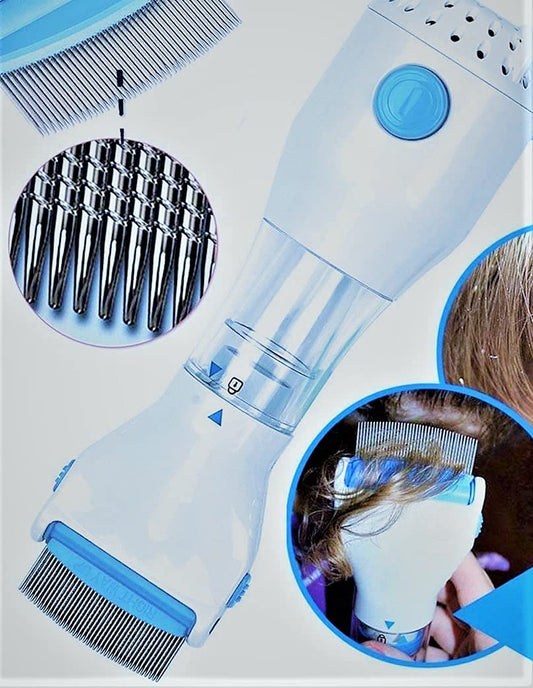 V-Comb | Chemical-Free Head Lice Treatment | Head Lice Comb & Eggs Remover Vacuum Machine