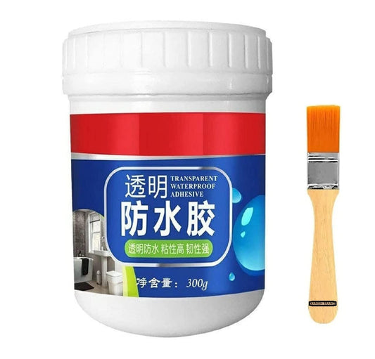 Transparent Waterproof Adhesive Glue 300G | Crack Seal Agent for Cement, Steel, Wood, and More