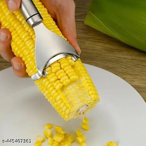 Stainless Steel Corn Peeler | Corn Kernel Remover & Thresher | Kitchen Corn Stripper & Slicer Tool