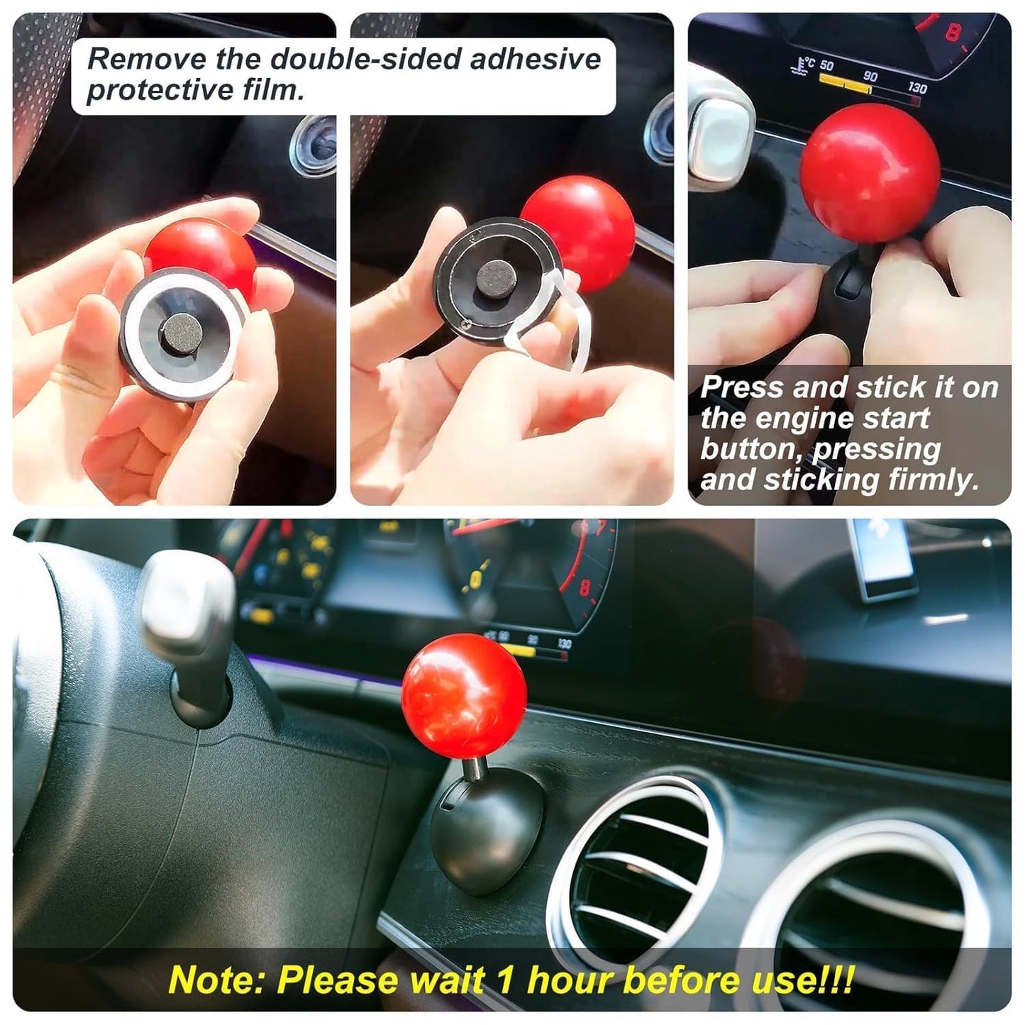 Push Button Start Lever | Car Push to Start Button Rocker | Engine Start Stop Joystick for Cars