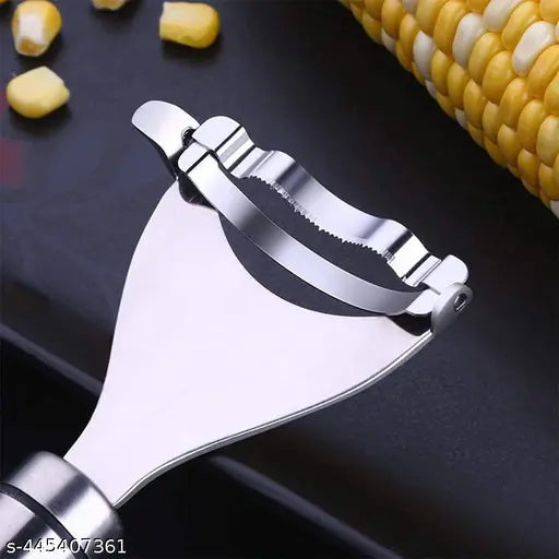 Stainless Steel Corn Peeler | Corn Kernel Remover & Thresher | Kitchen Corn Stripper & Slicer Tool